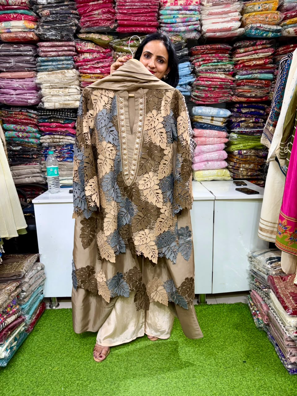 Crochet Designer Farshi Suit Set