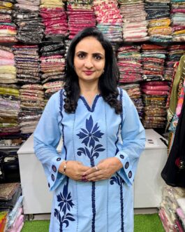 Designer Cotton Coord Set with Farshi