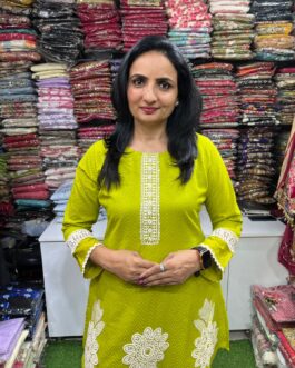 Designer Cotton Farshi Coord Set
