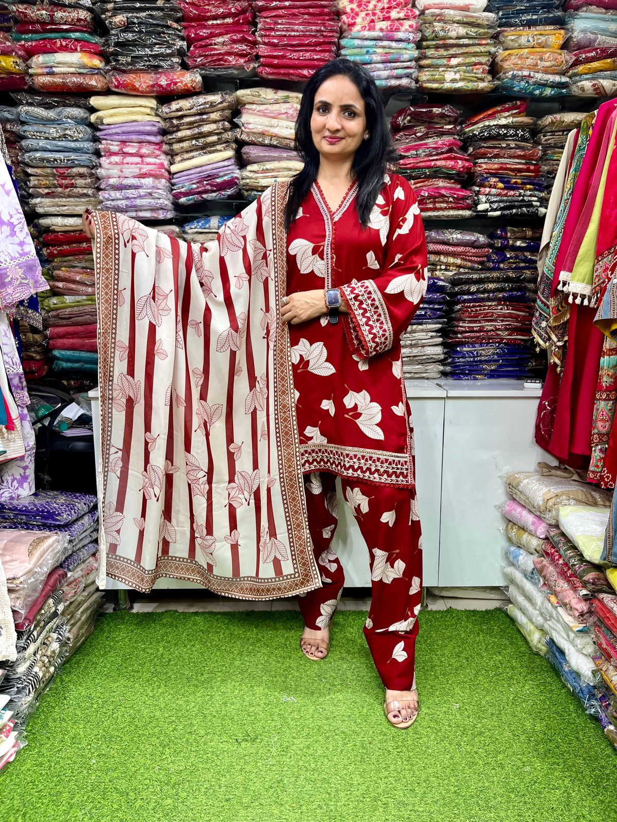 Designer Farshi Suit Set