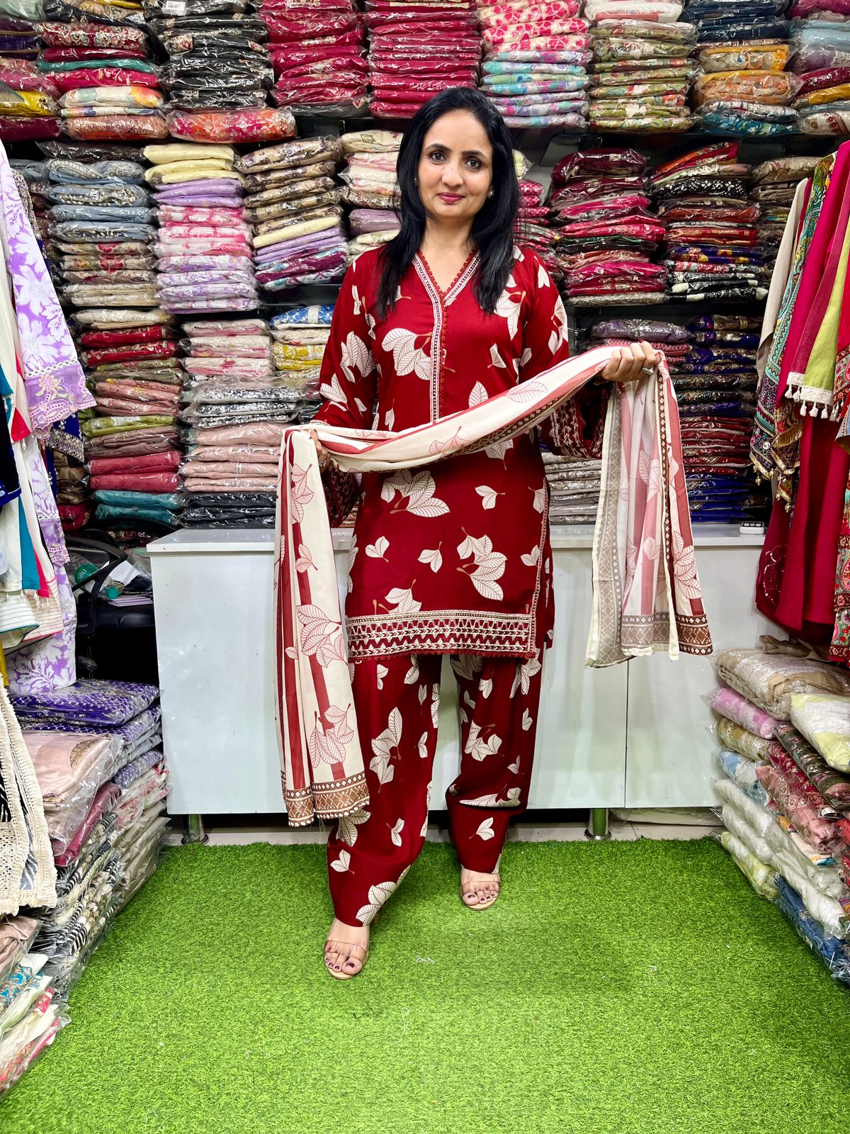 Designer Farshi Suit Set