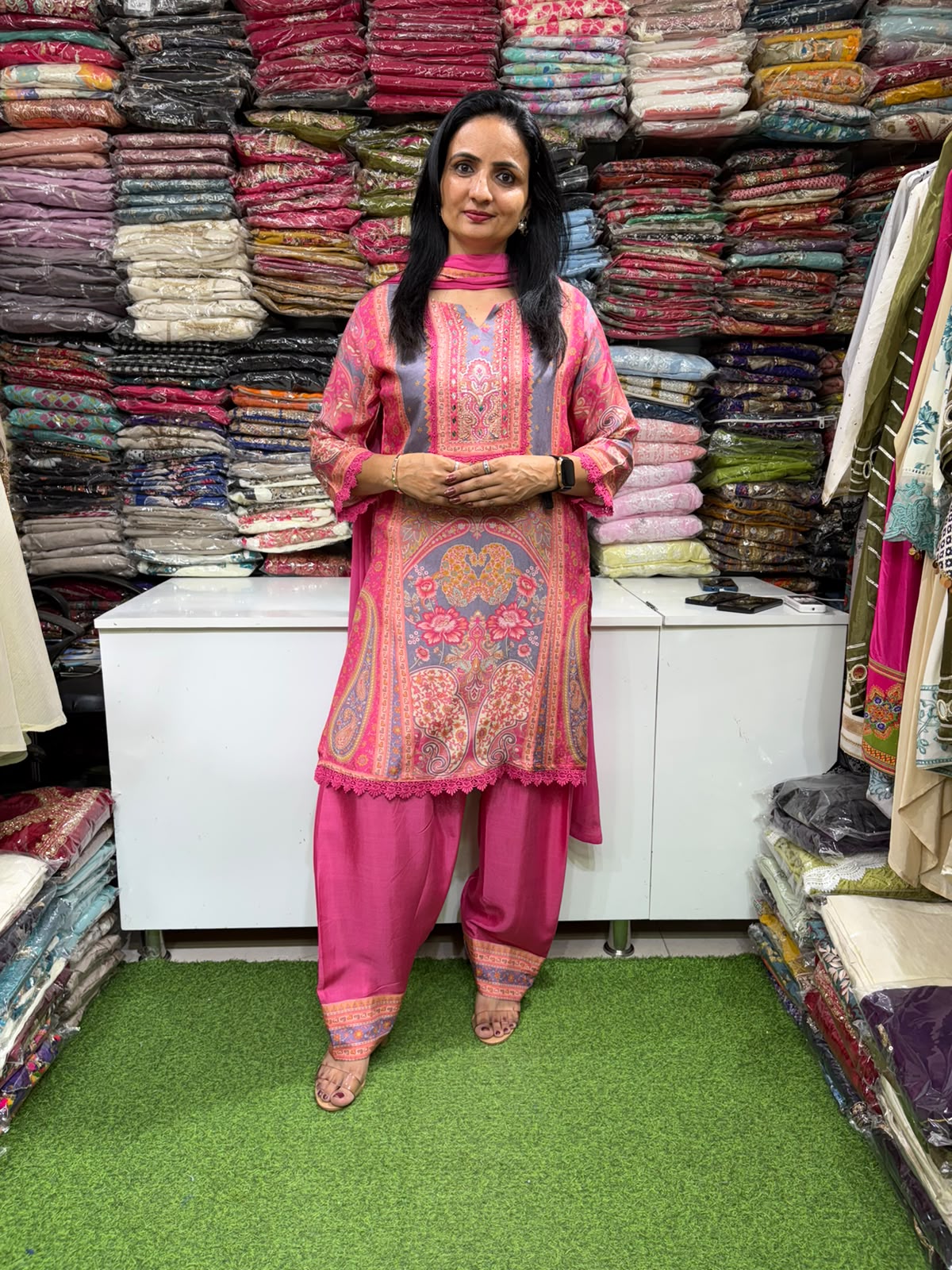 Designer Farshi Suit Set