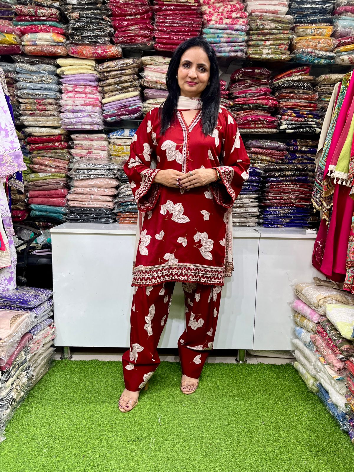 Designer Farshi Suit Set