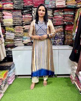 Designer Gajji Coord Set