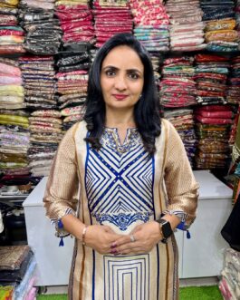 Designer Gajji Coord Set