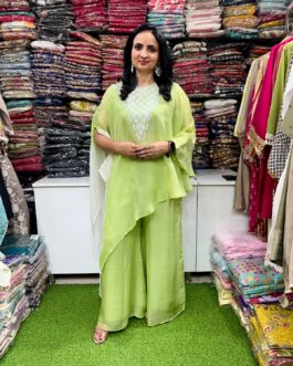 Designer Indo Western Coord Set