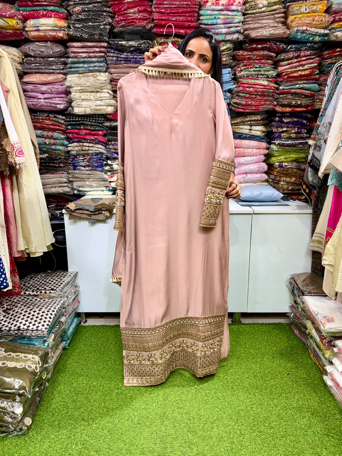 Designer Long Suit Set