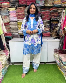 Designer Rayon Cotton Pakistani Farshi Suit Set