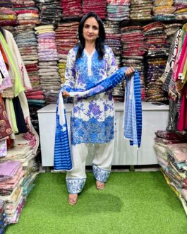 Designer Rayon Cotton Pakistani Farshi Suit Set