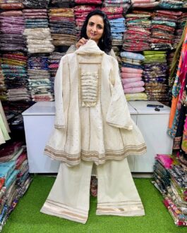 Designer Three Peice Embroidered Set