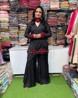 Imported Cotton Silk Designer Suit Set