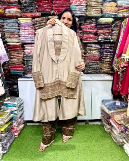 Imported Crape 3 Peice Blazer Set