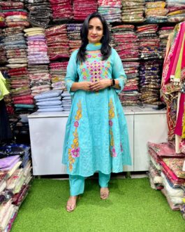 Designer Cotton Farshi Coord Set