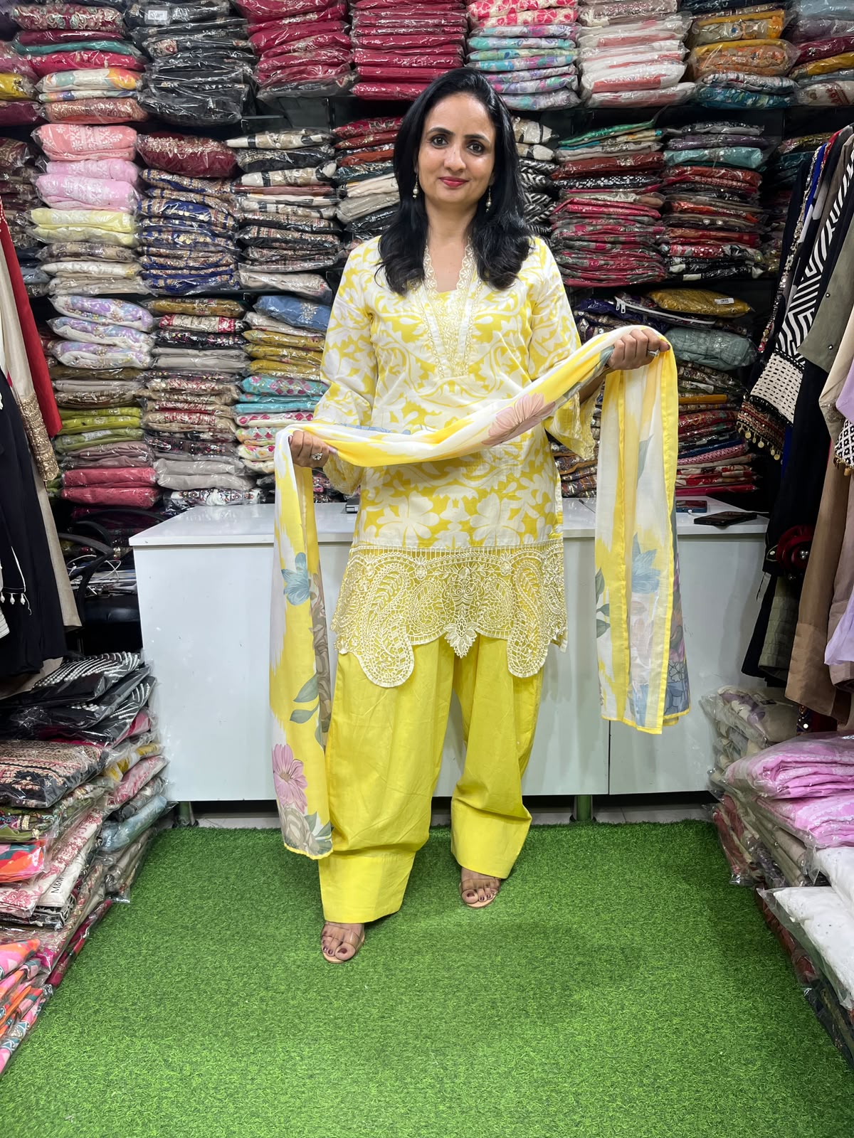 Pure Cotton Farshi Suit Set
