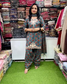 Pure Cotton Farshi Suit Set