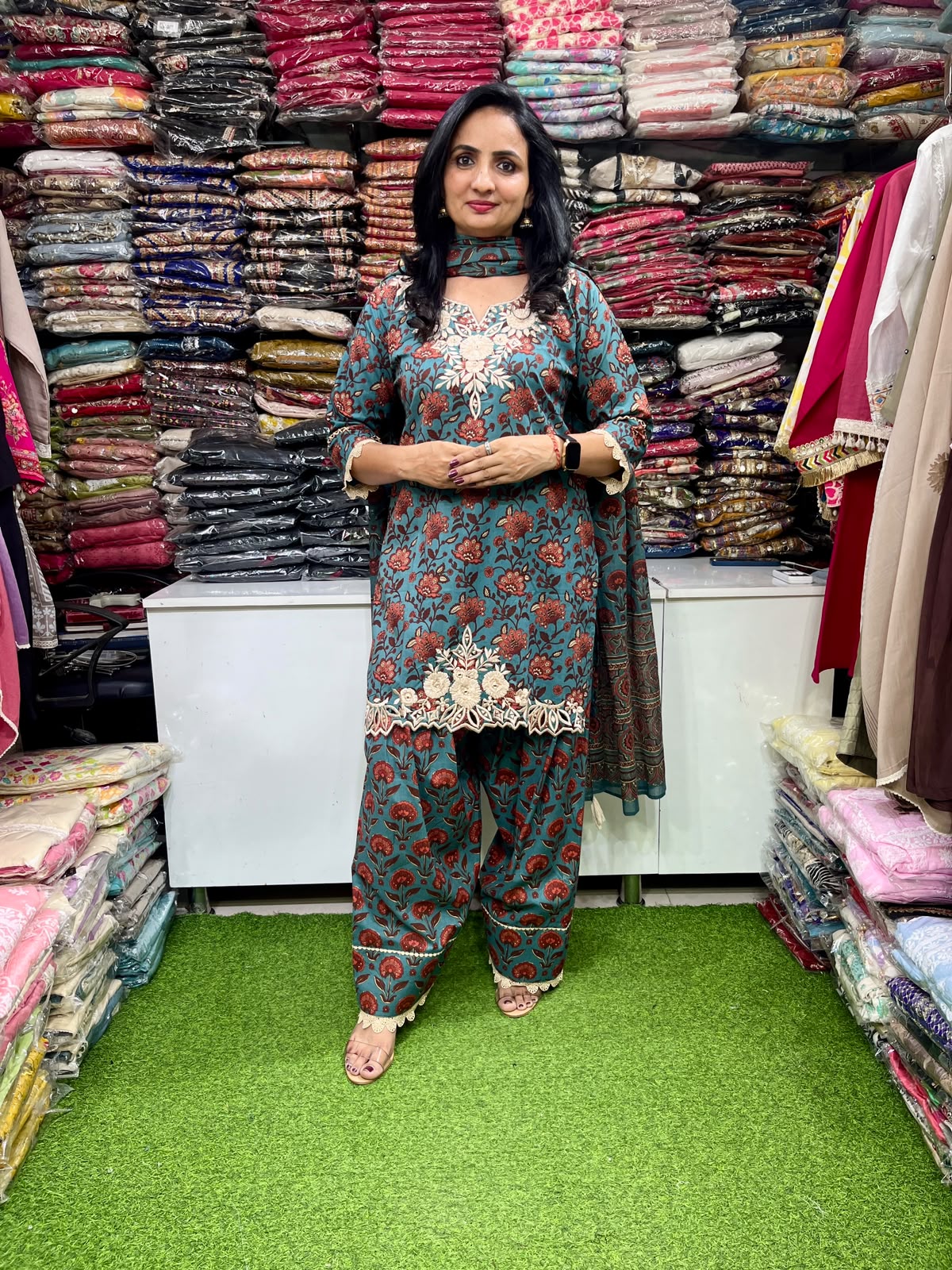 Pure Cotton Farshi Suit Set