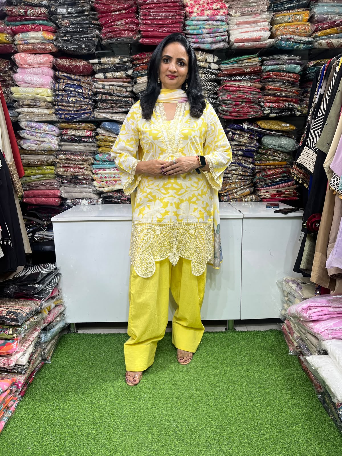 Pure Cotton Farshi Suit Set
