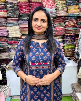 Pure Cotton Straight Suit