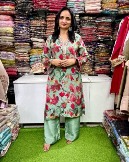 Pure Crape Digital Print Coord Set