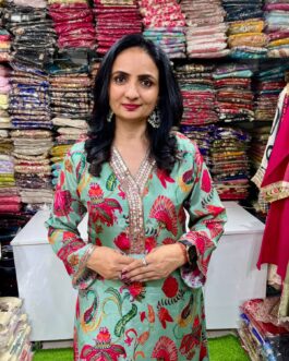 Pure Crape Digital Print Coord Set