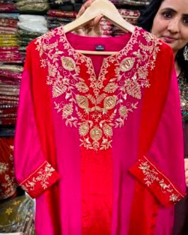 Pure Crape Silk Designer Coord Set