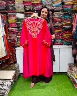 Pure Crape Silk Designer Coord Set