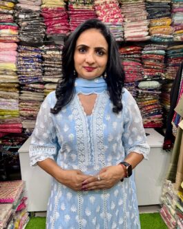Pure Mal Cotton Anarkali