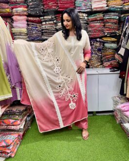 Pure Mal Cotton Designer Suit Set