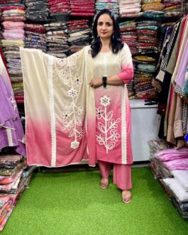 Pure Mal Cotton Designer Suit Set