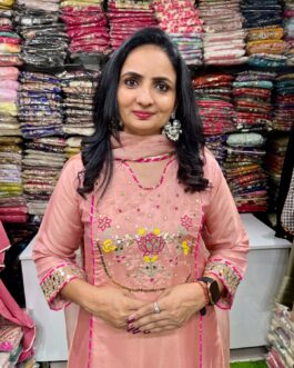 Tissue Shimmer Designer Suit Set