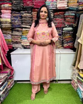 Tissue Shimmer Designer Suit Set