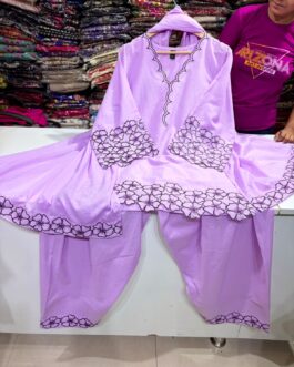Designer Cotton Farshi Suit Set