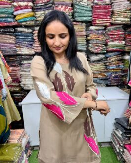Designer Farshi Embroidered Coord Set