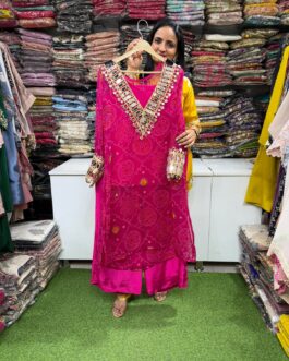 Premium Chiffon Three Peice Set