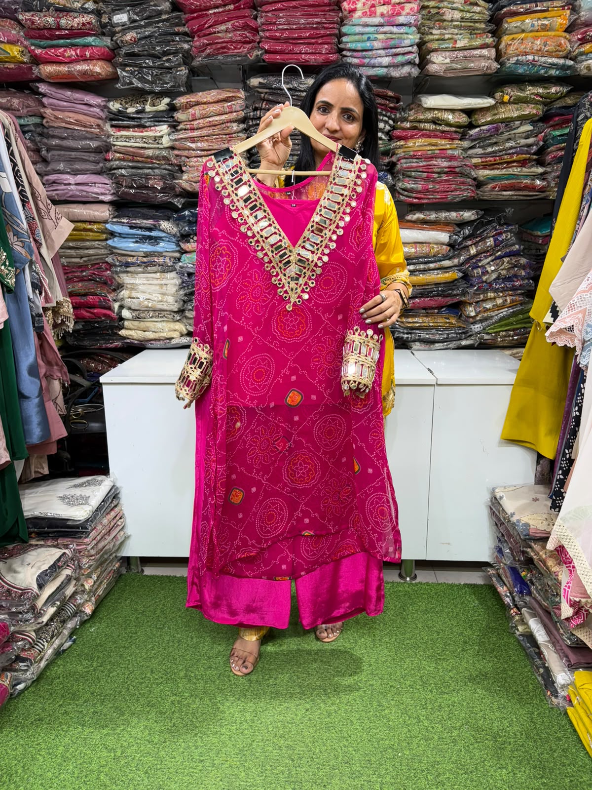 Premium Chiffon Three Peice Set