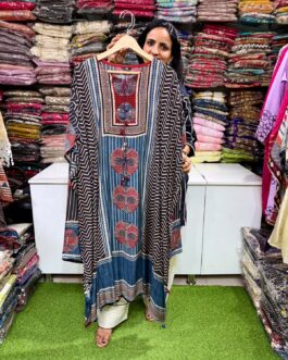 Premium Digital Print Kaftan Set