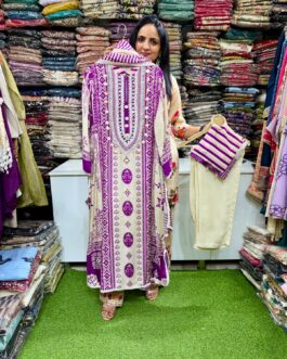 Premium Muslin Designer Suit Set