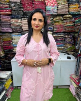 Pure Cotton Casual Wear Farshi Coord Set