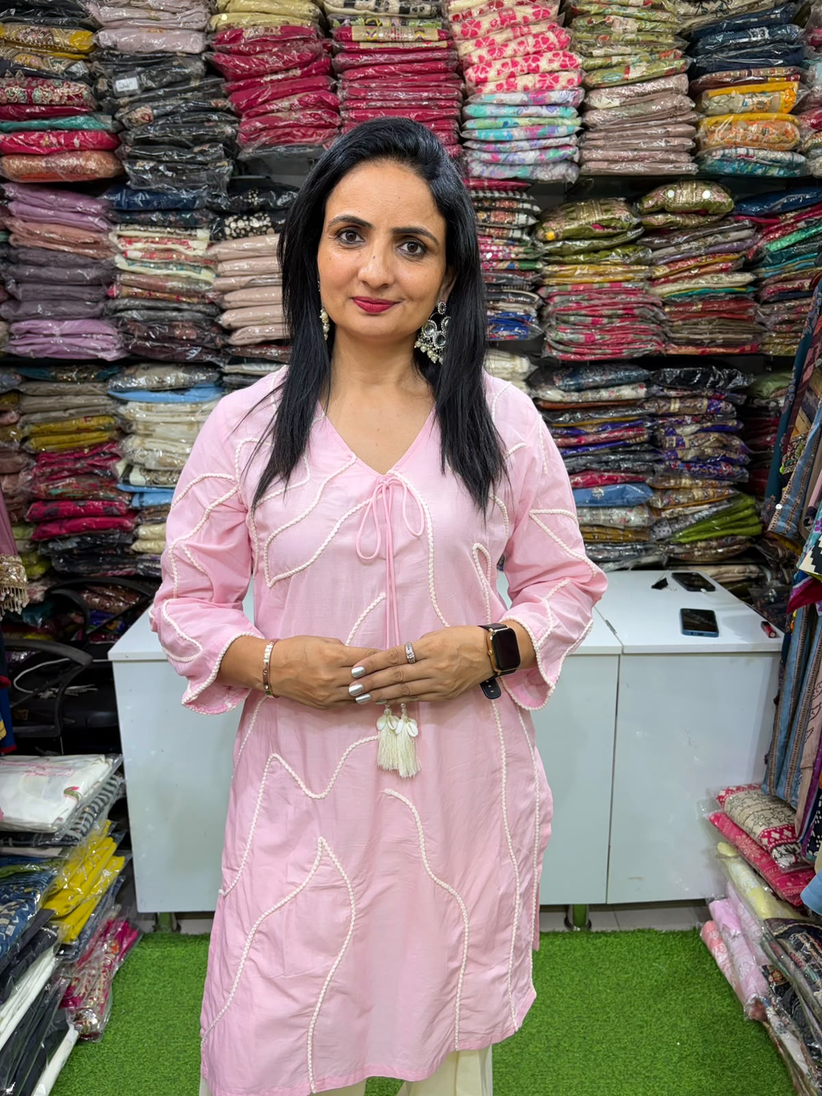 Pure Cotton Casual Wear Farshi Coord Set