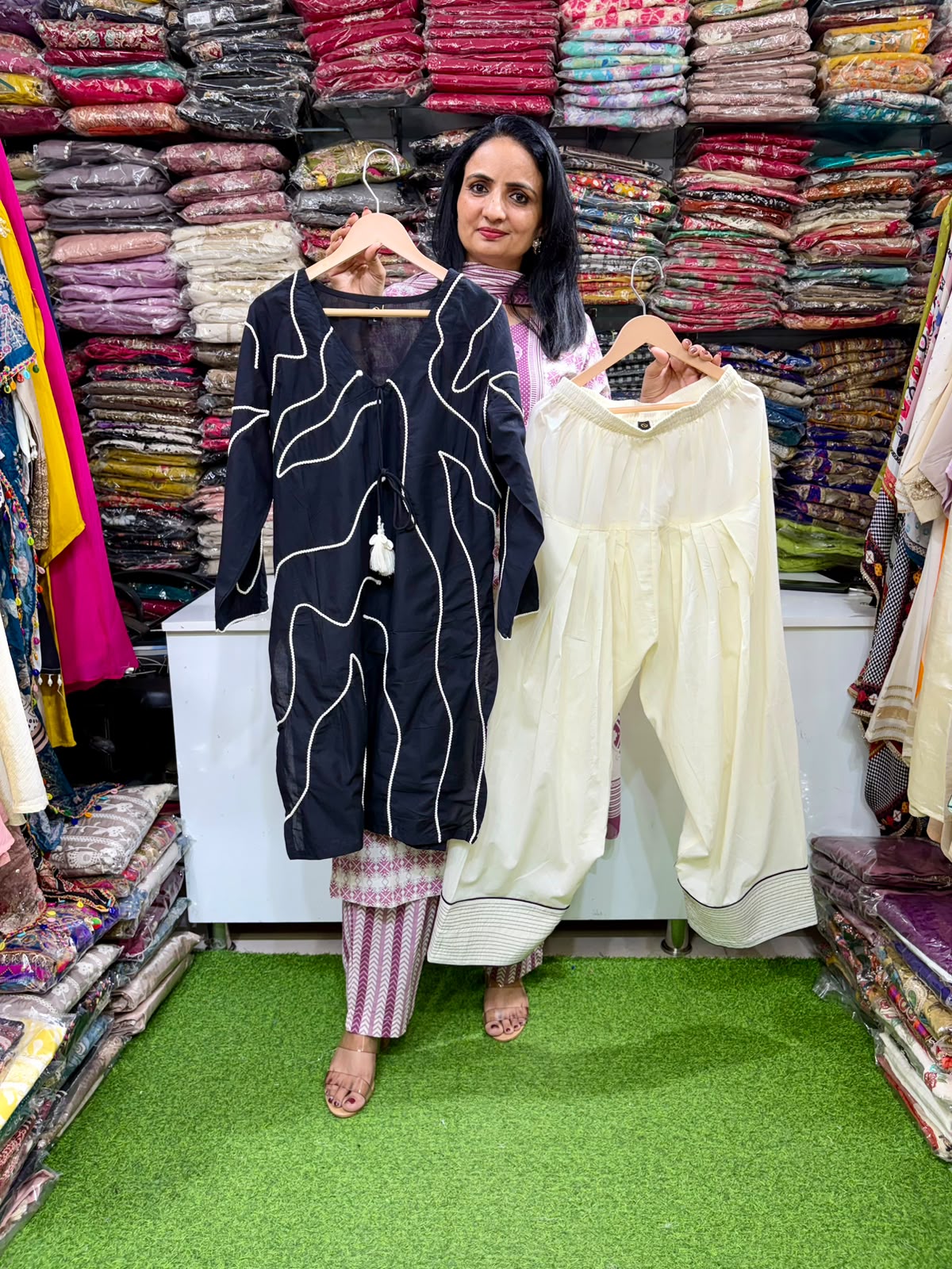Pure Cotton Farshi Coord Set