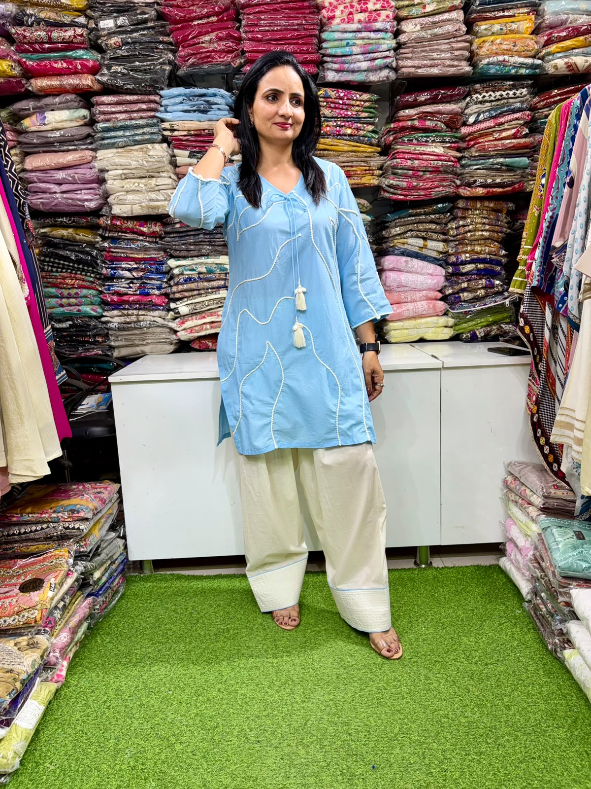 Pure Cotton Farshi Coord Set