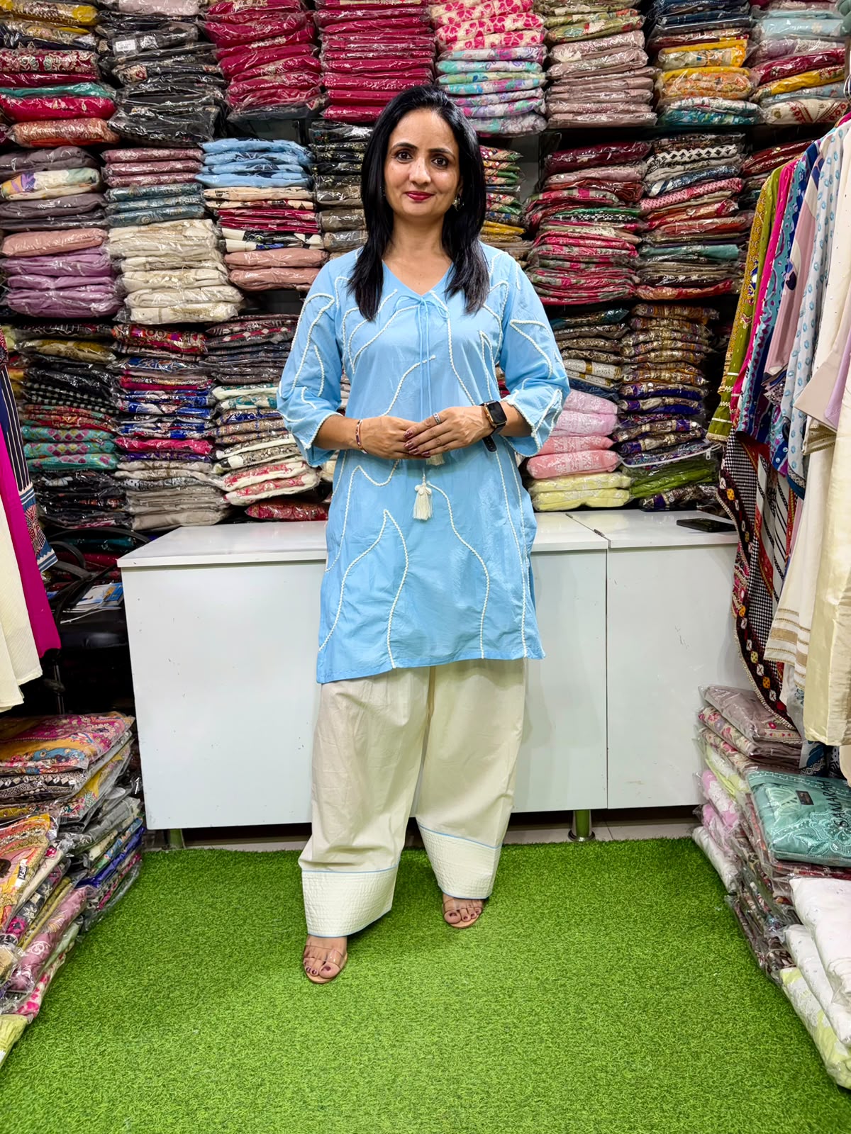 Pure Cotton Farshi Coord Set