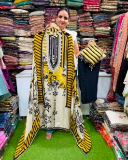 Designer Pakistani Four Piece Suit Set