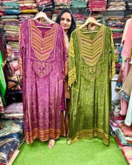 SCD 53 Designer Pure Crape Phiran set