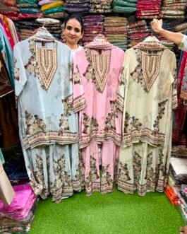 Pure Crape Gharara Suit Set
