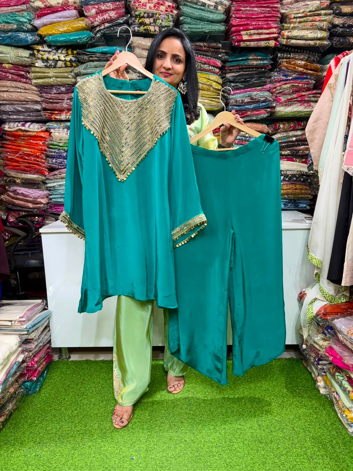 SCD-43 Designer Hand Embroidered Coord Set