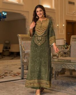 SCD-46 Designer Two Peice Phiran Set