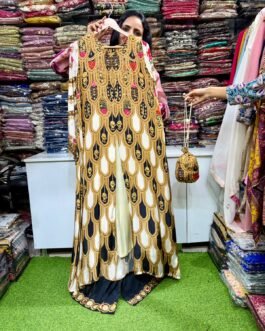 SCD-69 Designer Long Phiran Coord Set