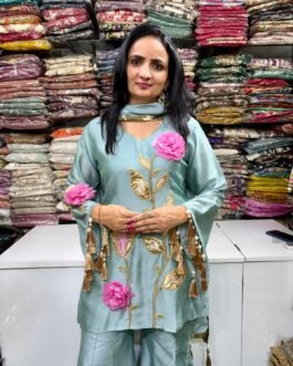 SCD- 61 Designer Peplum Style Suit Set