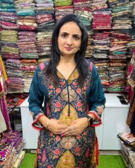 SCD-95 Pure Crape Digital Print Coord with Farshi Pants